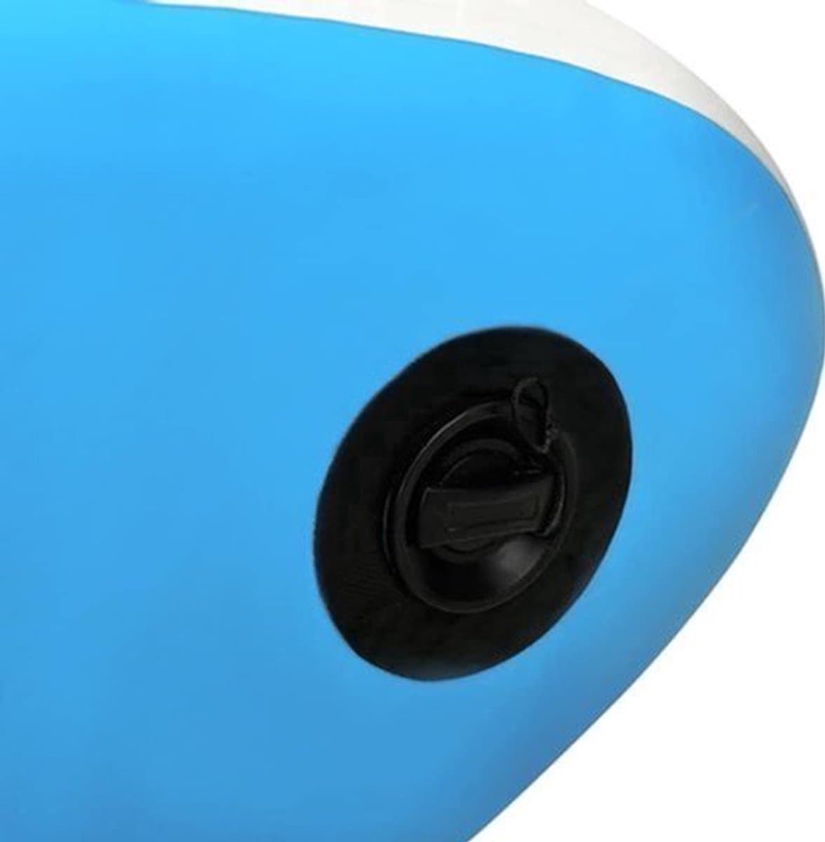 Opblaasbaar Peddelboard Kajak Blauw, 305×76 cm