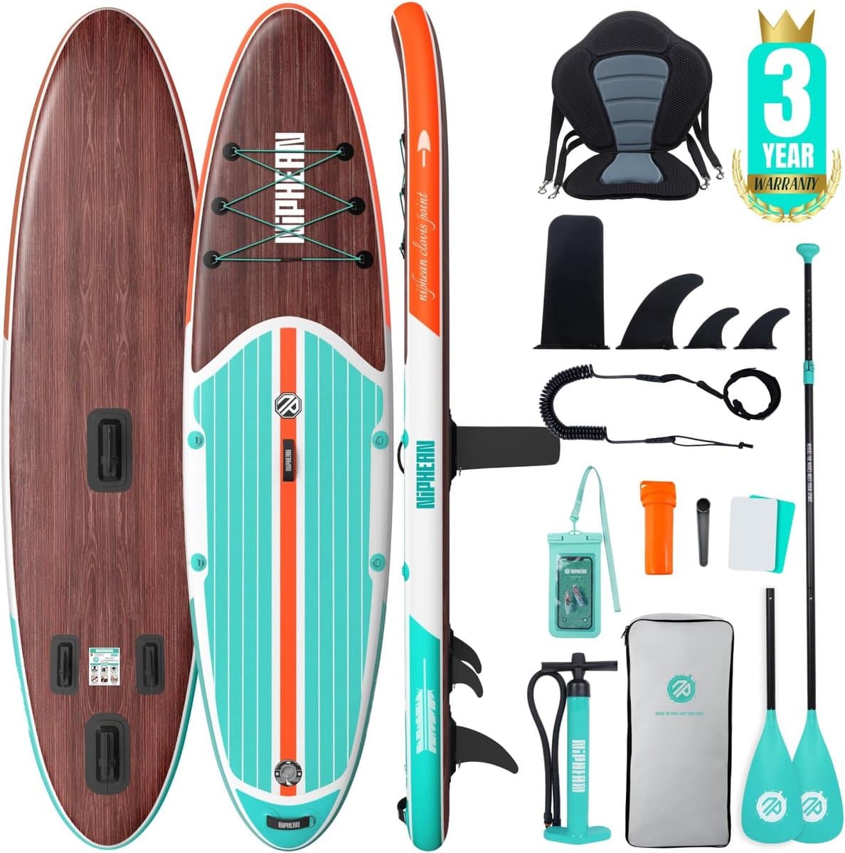 Niphean SUP with Seat and Accessories, 126 in, max 200 kg