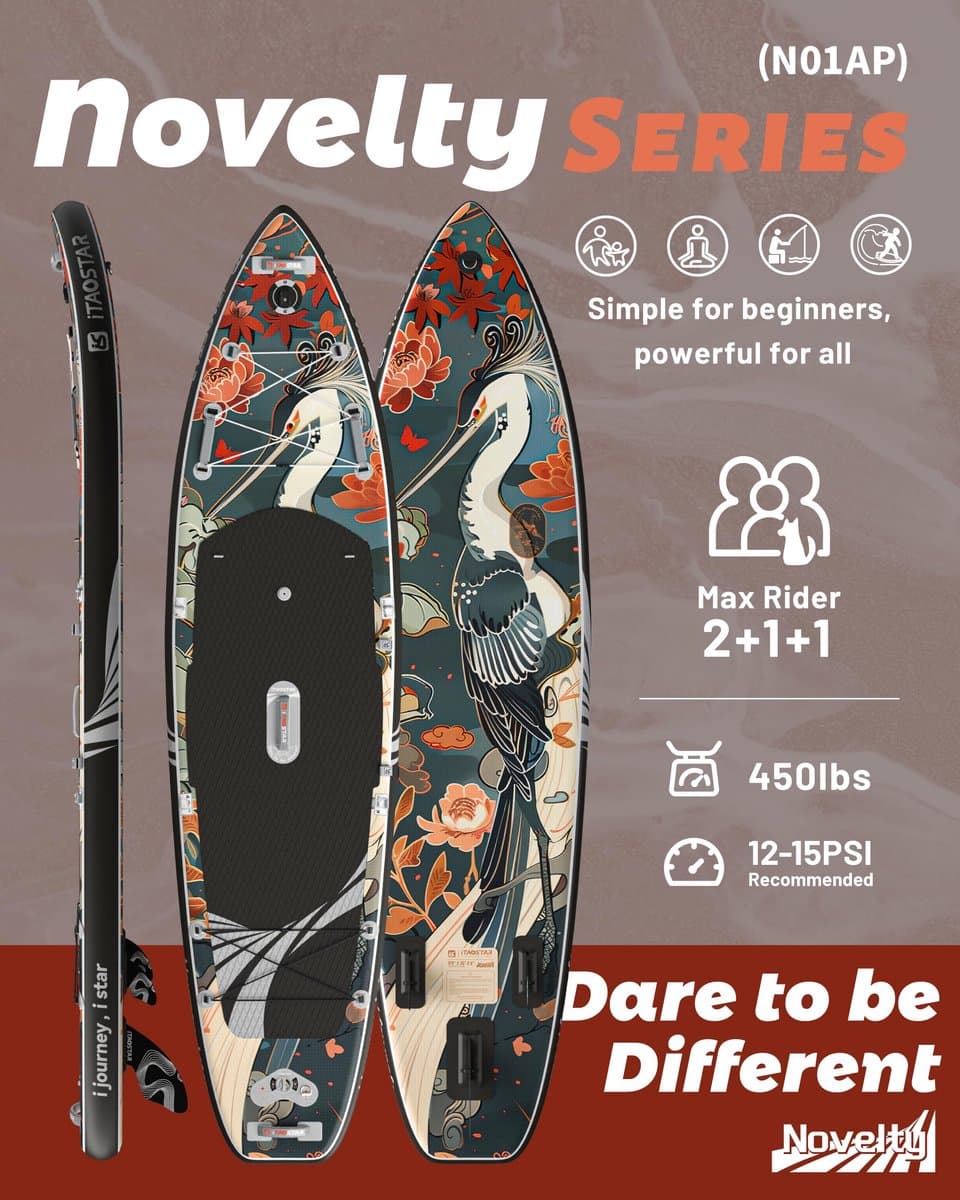 SnelShoppen Stand Up 35 inch Extra Breed, Stabiele SUP voor