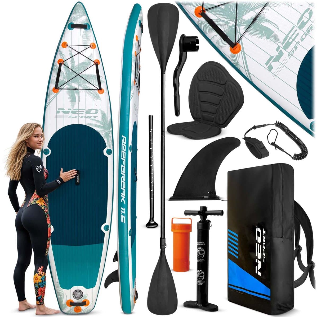 SUP board Reefbreak Neo Sport, 350×81 cm
