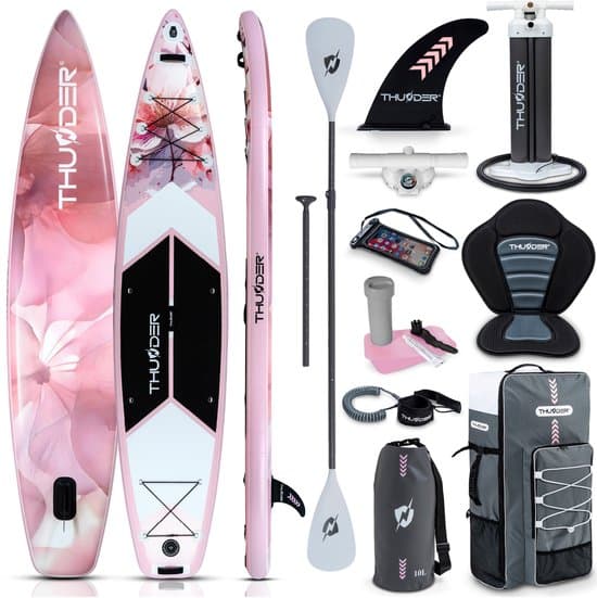 THUNDER® ROSEA SUP Board - Opblaasbaar - 365 cm - Complete Set