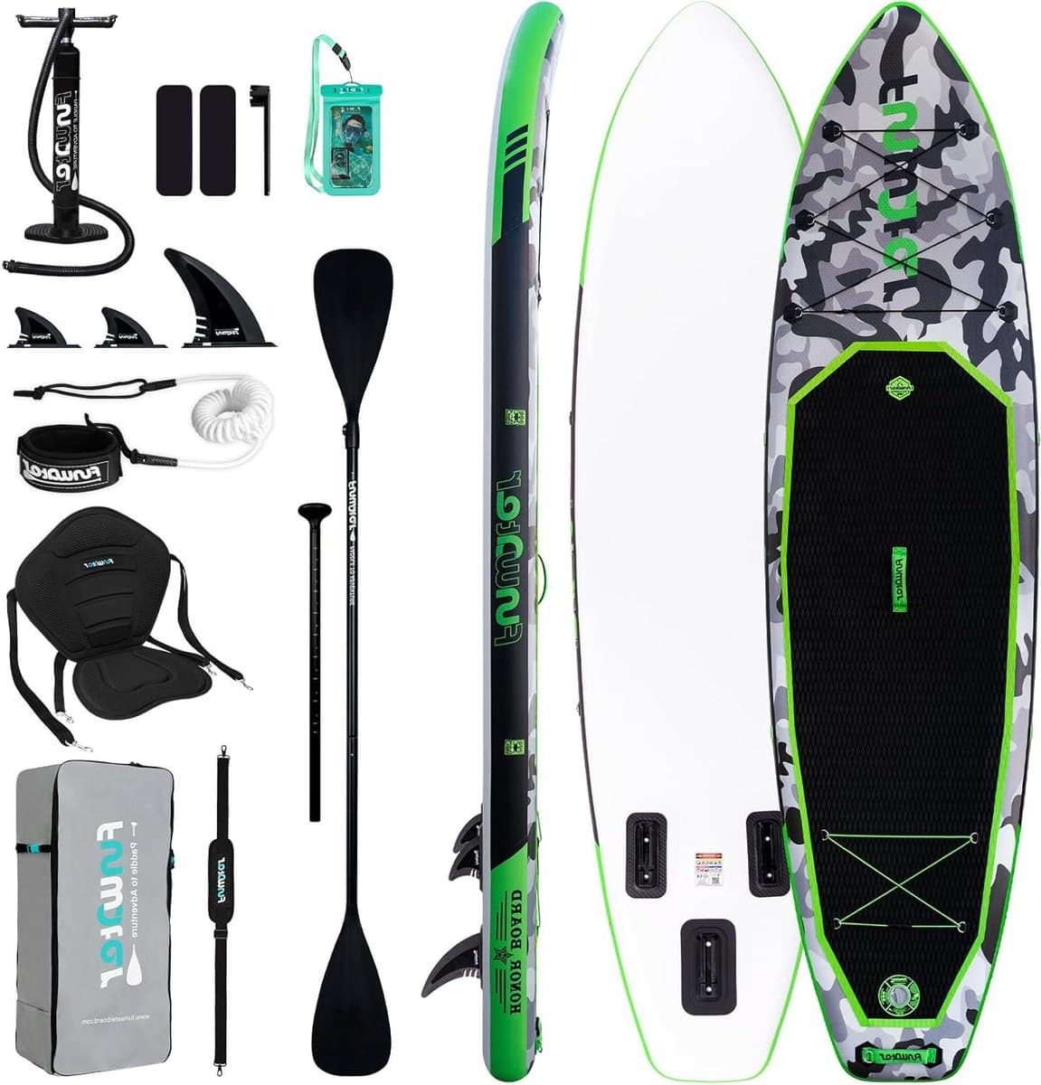 Opblaasbaar SUP board Peddelboard Set, 330 cm