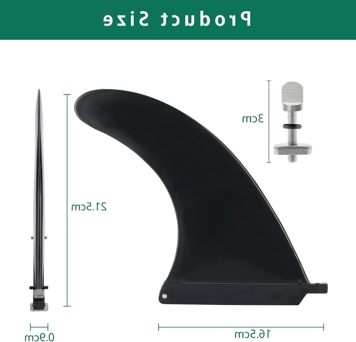 SnelShoppen Verwijderbare Surfboard Fin SUP Longboard Fin met