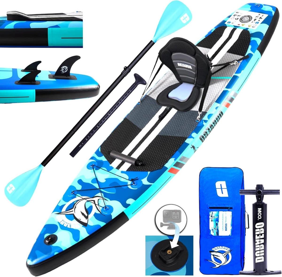 Opblaasbaar SUP Stand Up Kayak Waterpret en Varen