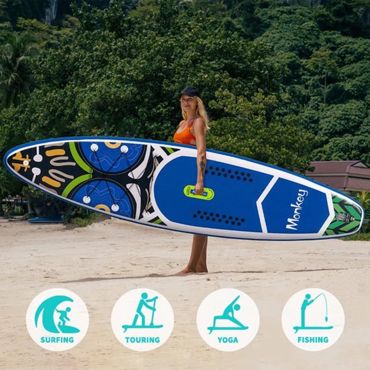 Supboard Sup Kajak Stand, 350×84 cm, max 160 kg