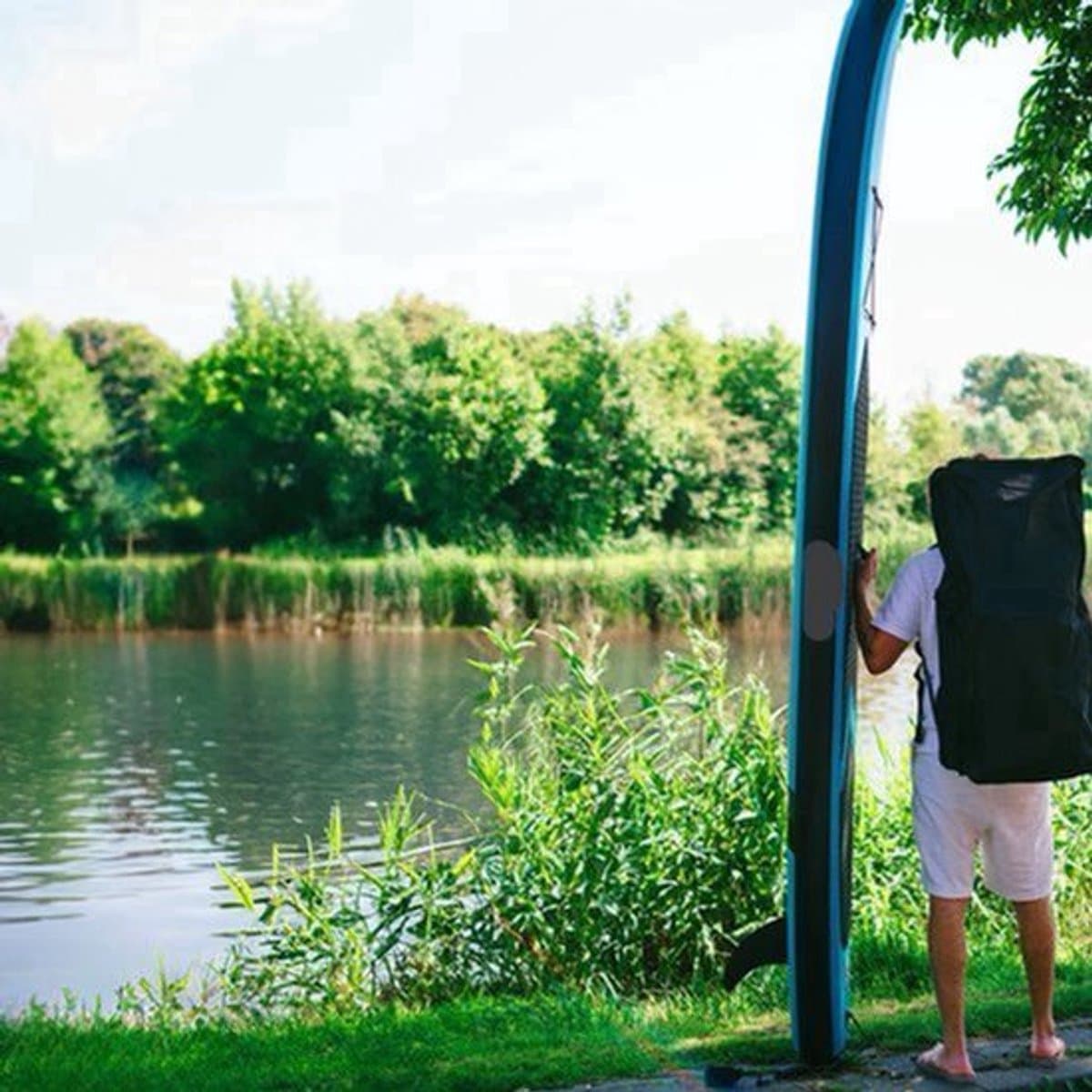Opblaasbare SUP PVC & EVA, 320×84 cm, max 150 kg