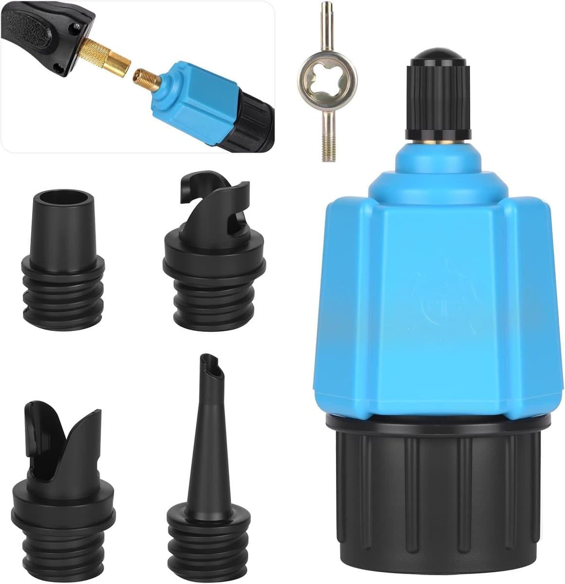 SnelShoppen SUP Pump Adapter met Gasnozzles voor SUP, Kayak en