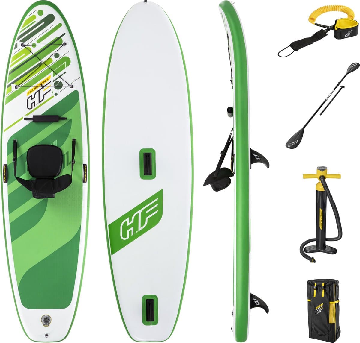 SUP, kajak set & windsurf sup, kano, inclusief pomp