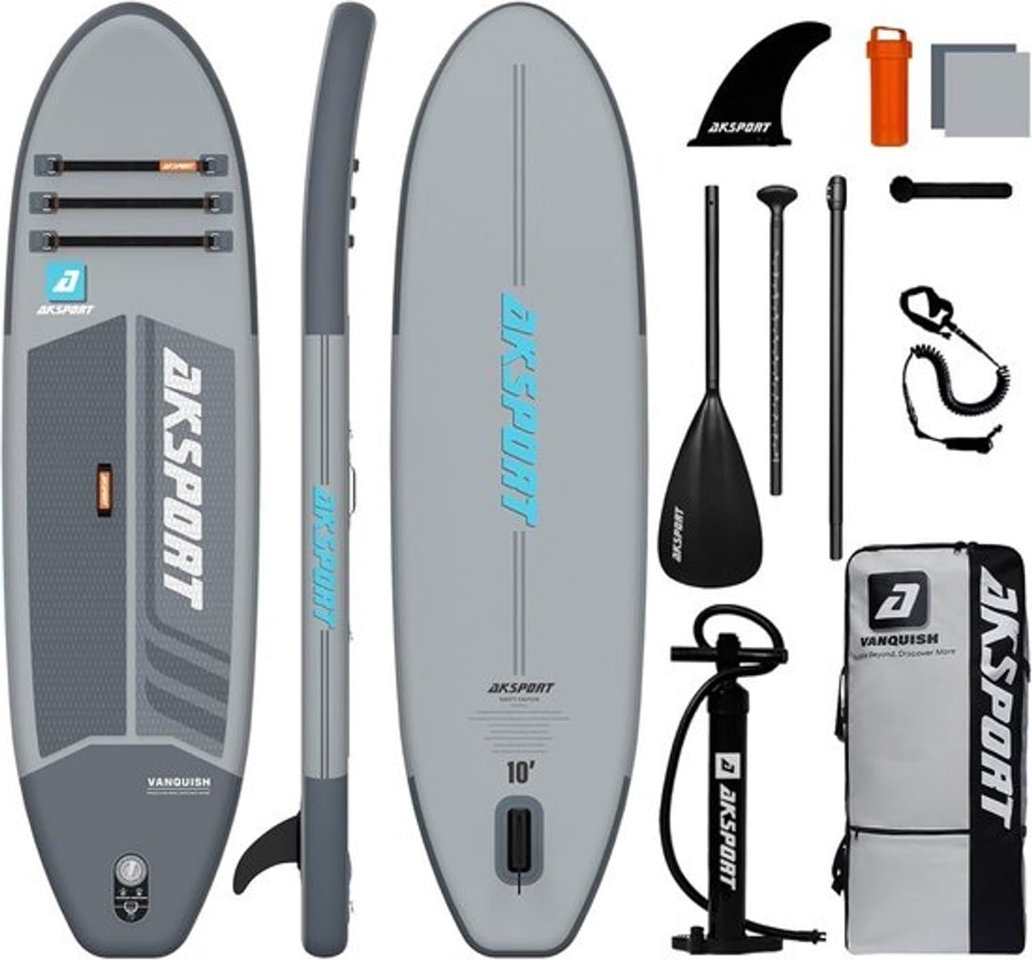 Opblaasbaar SUP board Breed en stabiel voor volwassenen en jongeren