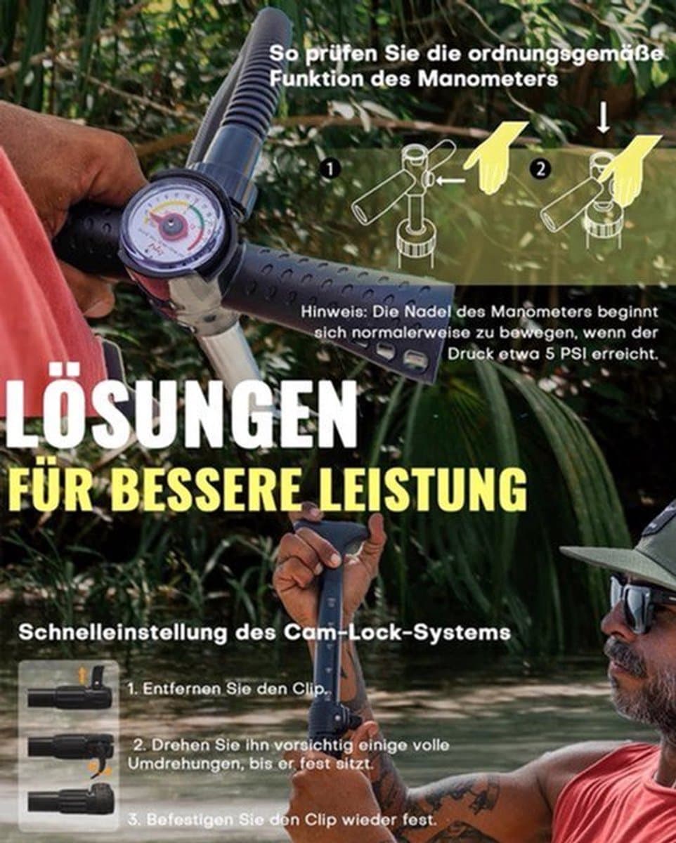 Opblaasbare Stand Up Paddle Board Lichtgewicht