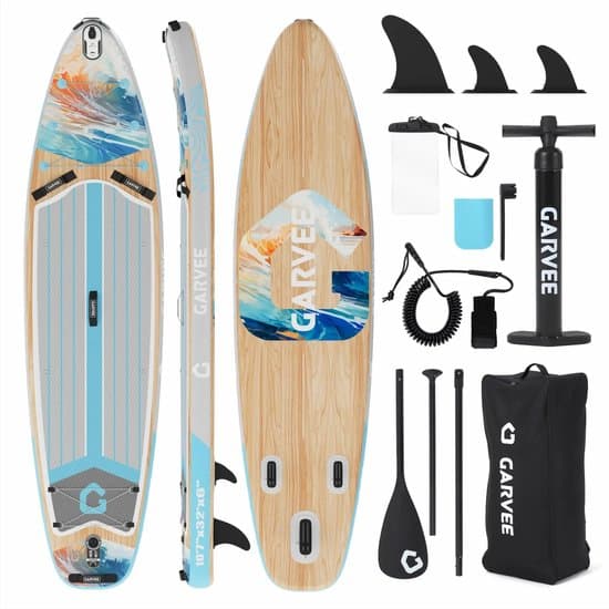 Cellista Opblaasbaar SUP Board 335 cm - Stand Up Paddle Board - Paddleboard Set - Inclusief Peddel en Handpomp - Antislip EVA Dek - 450 lbs Draagvermogen