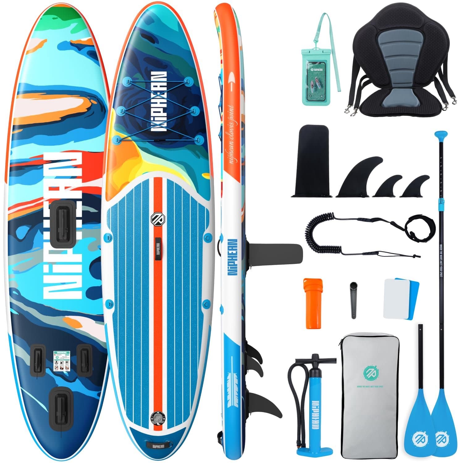 Opblaasbaar SUP Oceanic Sapphire 200 kg, 320 cm, max 200 kg