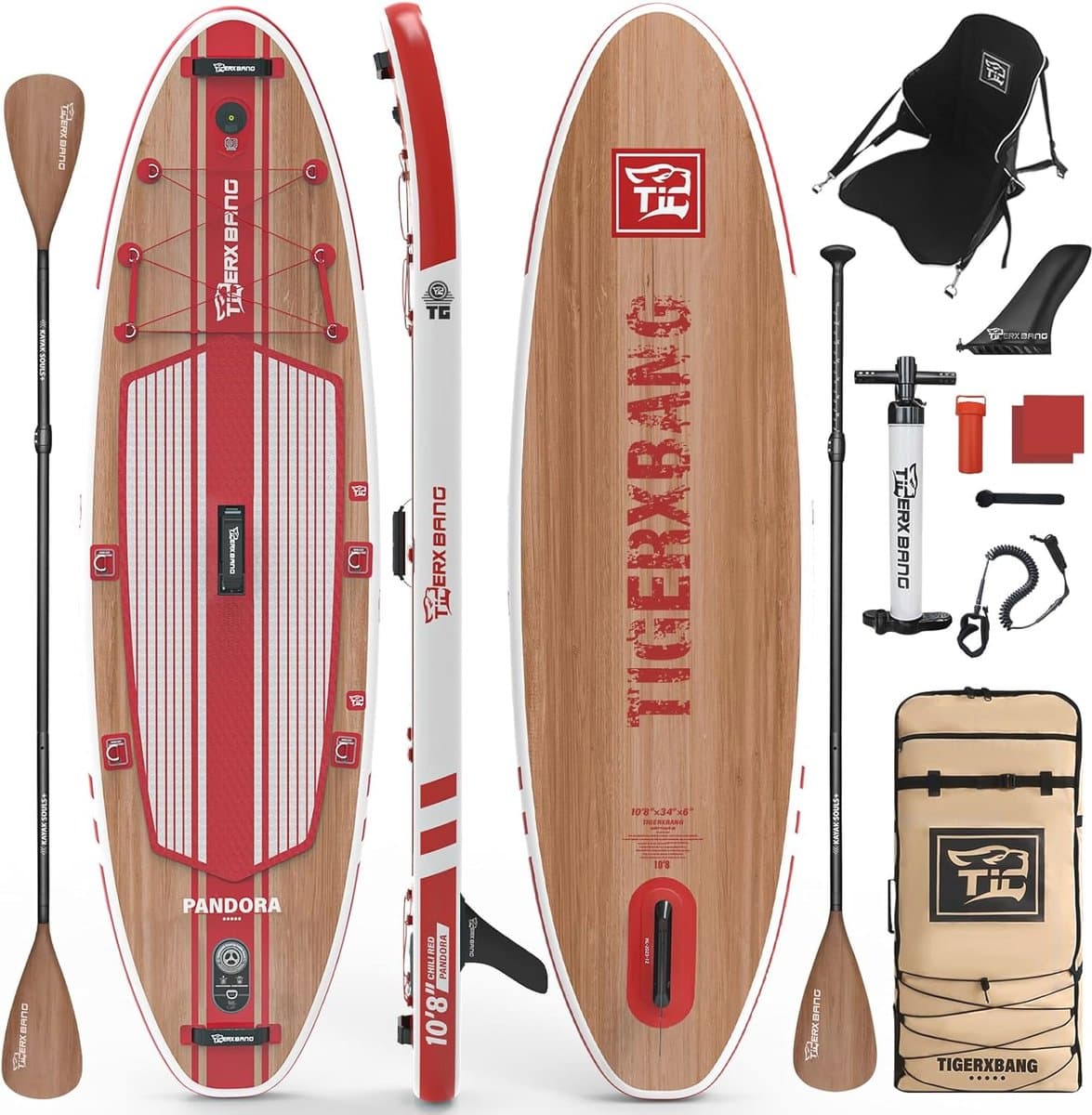 Opblaasbaar SUP board met premium accessoires, 330×86 cm