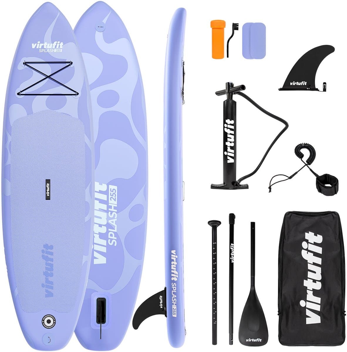Virtufit Splash SUP Inclusief Pomp, Accessoires, 255 cm