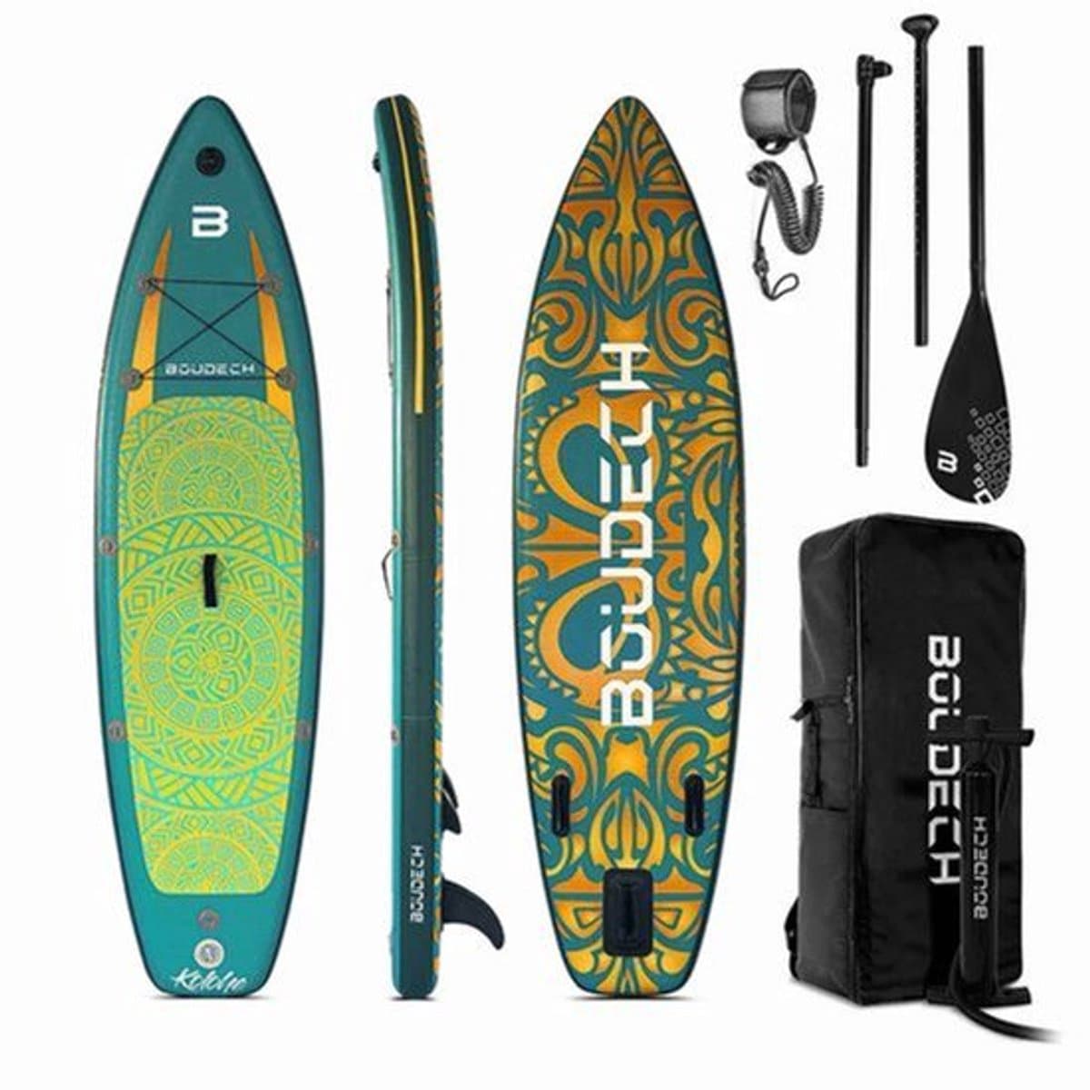 Sup Stand Up Paddle Dubbel Gecoat PVC Stabiel, 300×75 cm