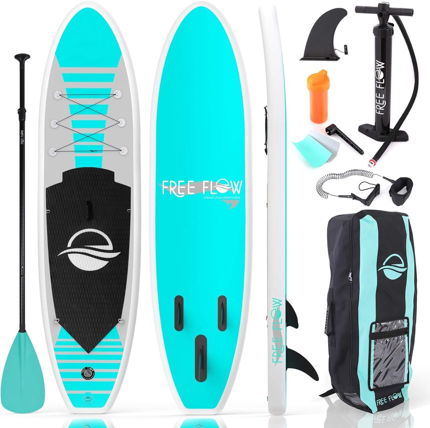 Opblaasbaar SUP Lang Turkoois 6 Inch Dikte, 320 cm