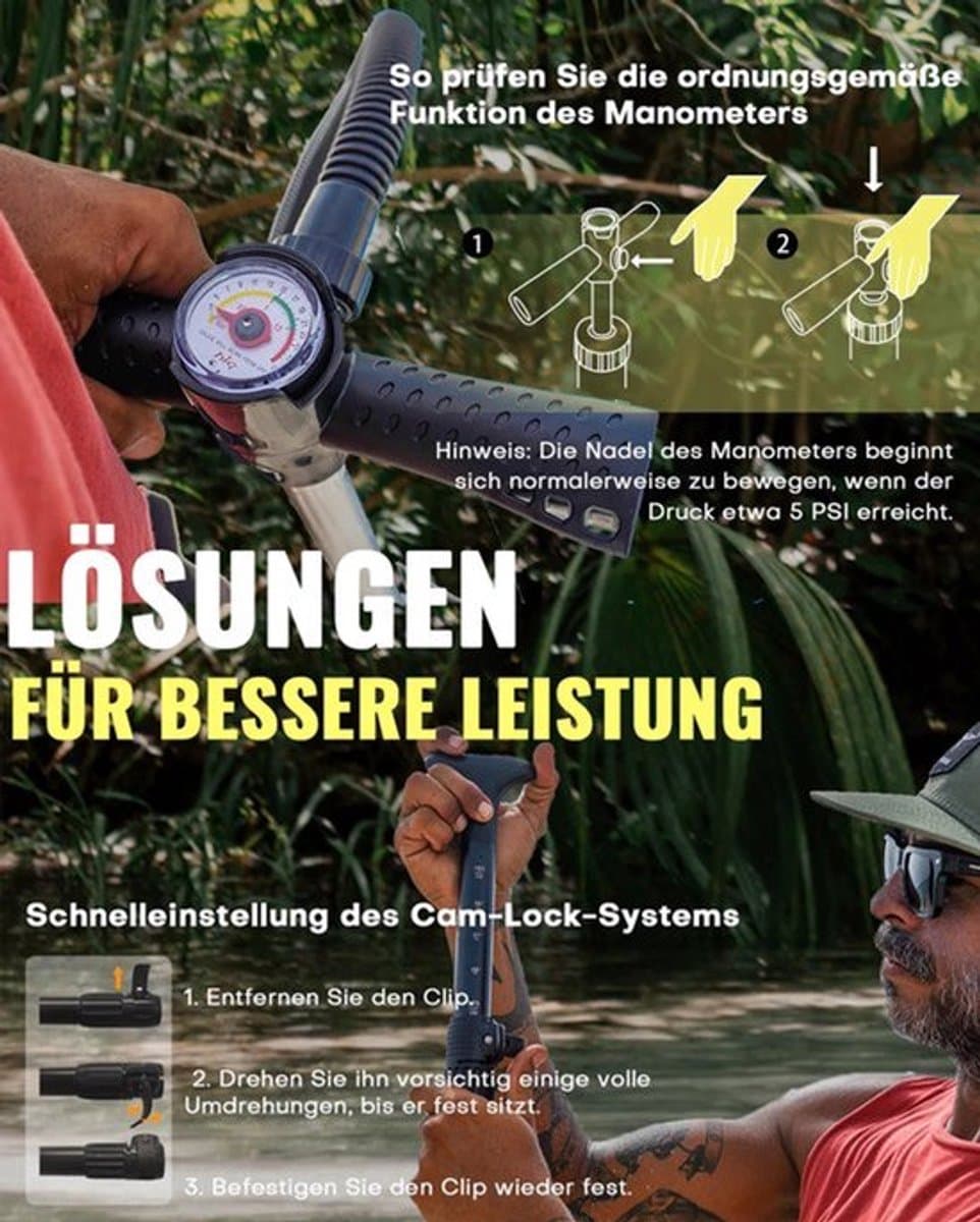 Opblaasbare Stand Up Paddle Board Lichtgewicht