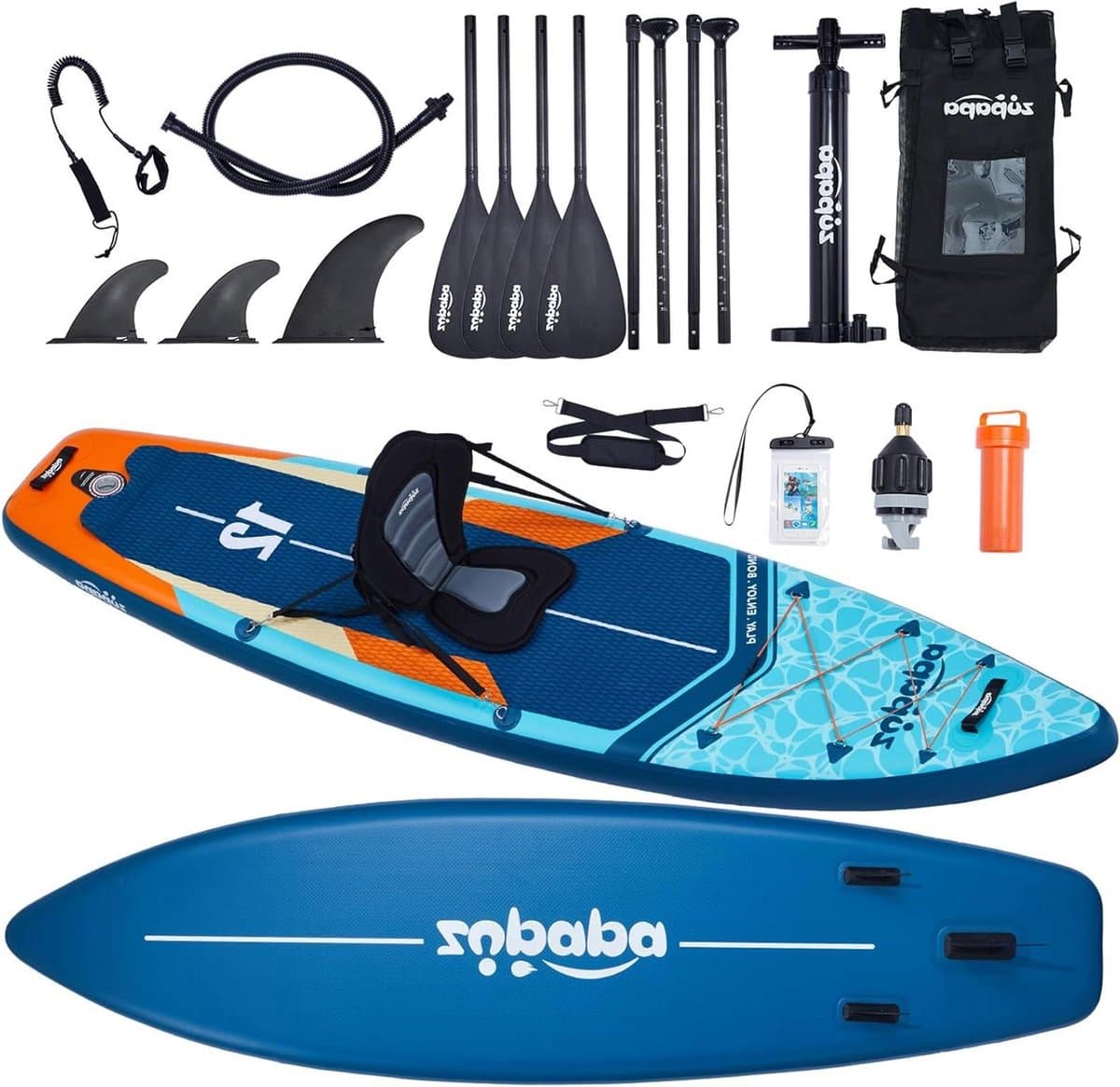 Opblaasbaar SUP board Stand, 366×84 cm