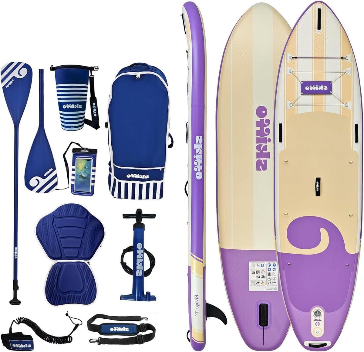 Opblaasbare SUP Kajak 2 in, 335×86 cm