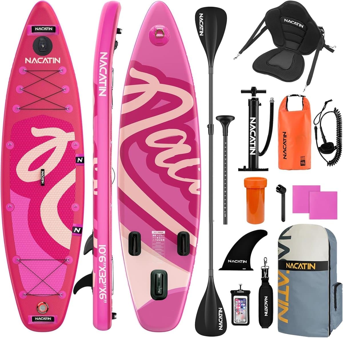 Opblaasbaar Peddelboard Watersport & Yoga, 320 cm