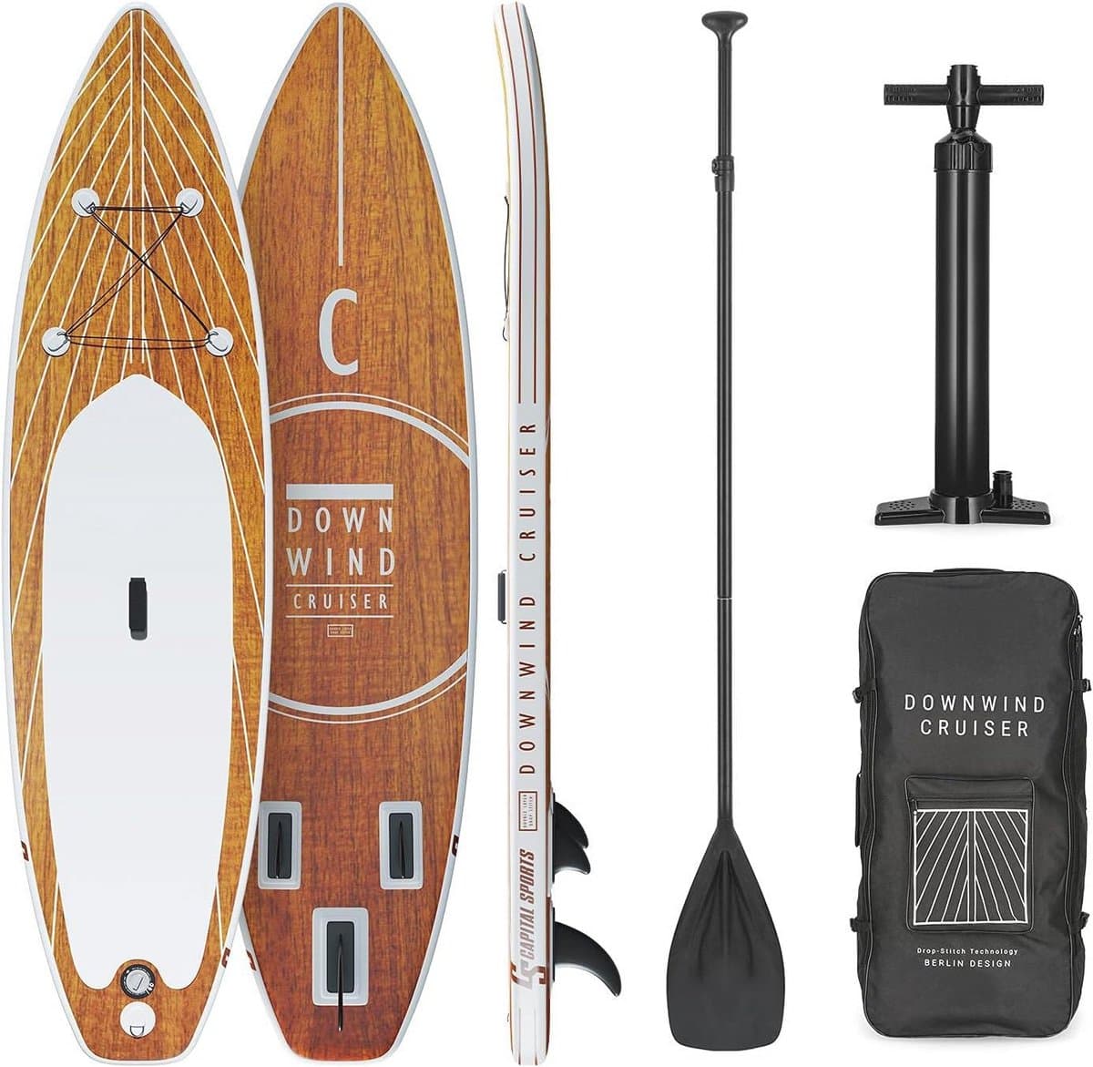 Opblaasbaar SUP set inclusief peddel en, 305×77 cm
