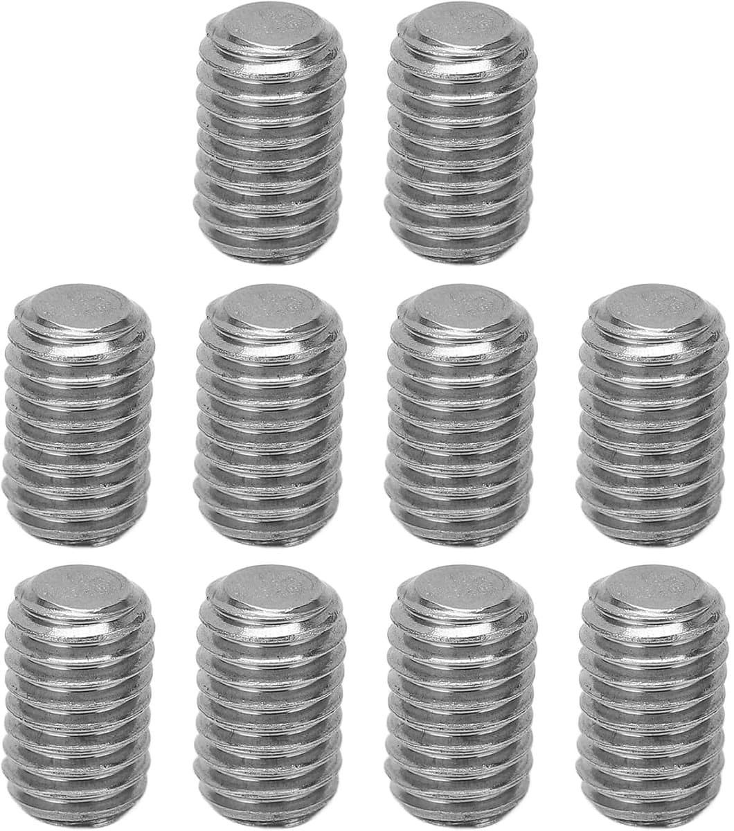 SnelShoppen Fin Grub Schrauben Set 10 Stuks, Corrosiebestendige Fin
