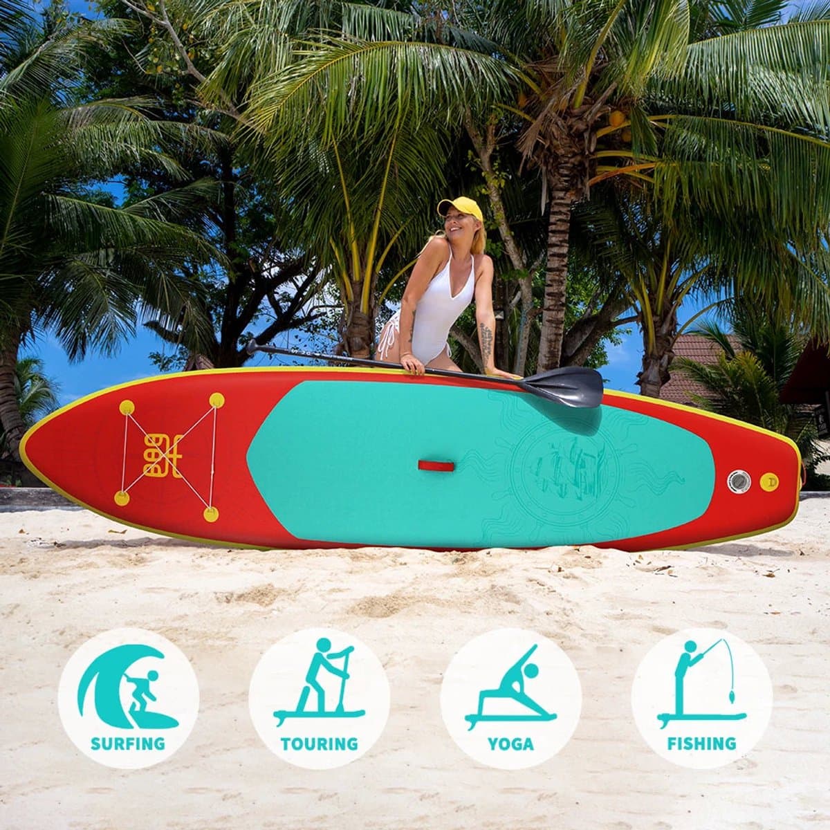 Supboard Sup Kajak Stand, 350×87 cm, max 160 kg
