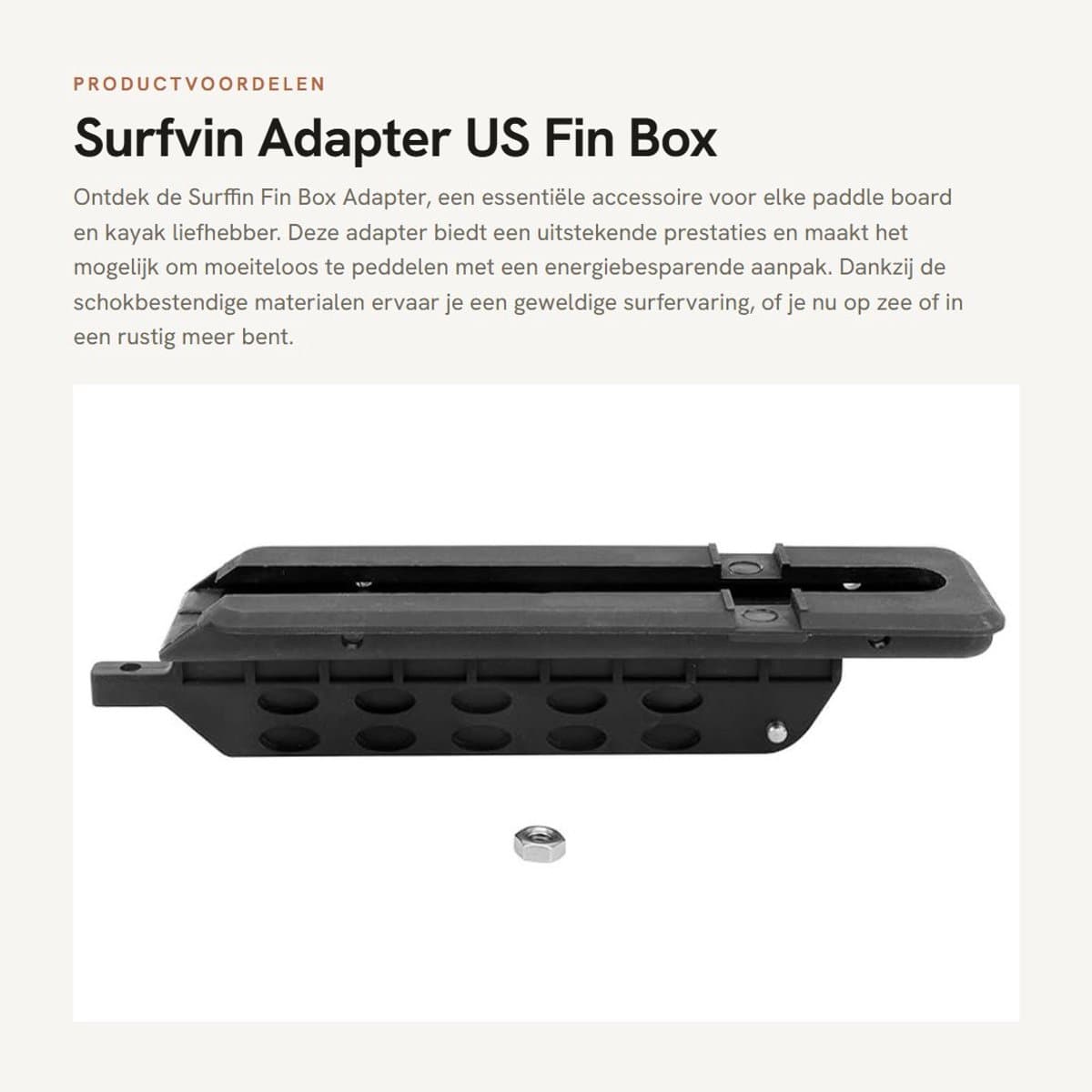 Dailygoods Surfvin Adapter Us Fin Box Adapter