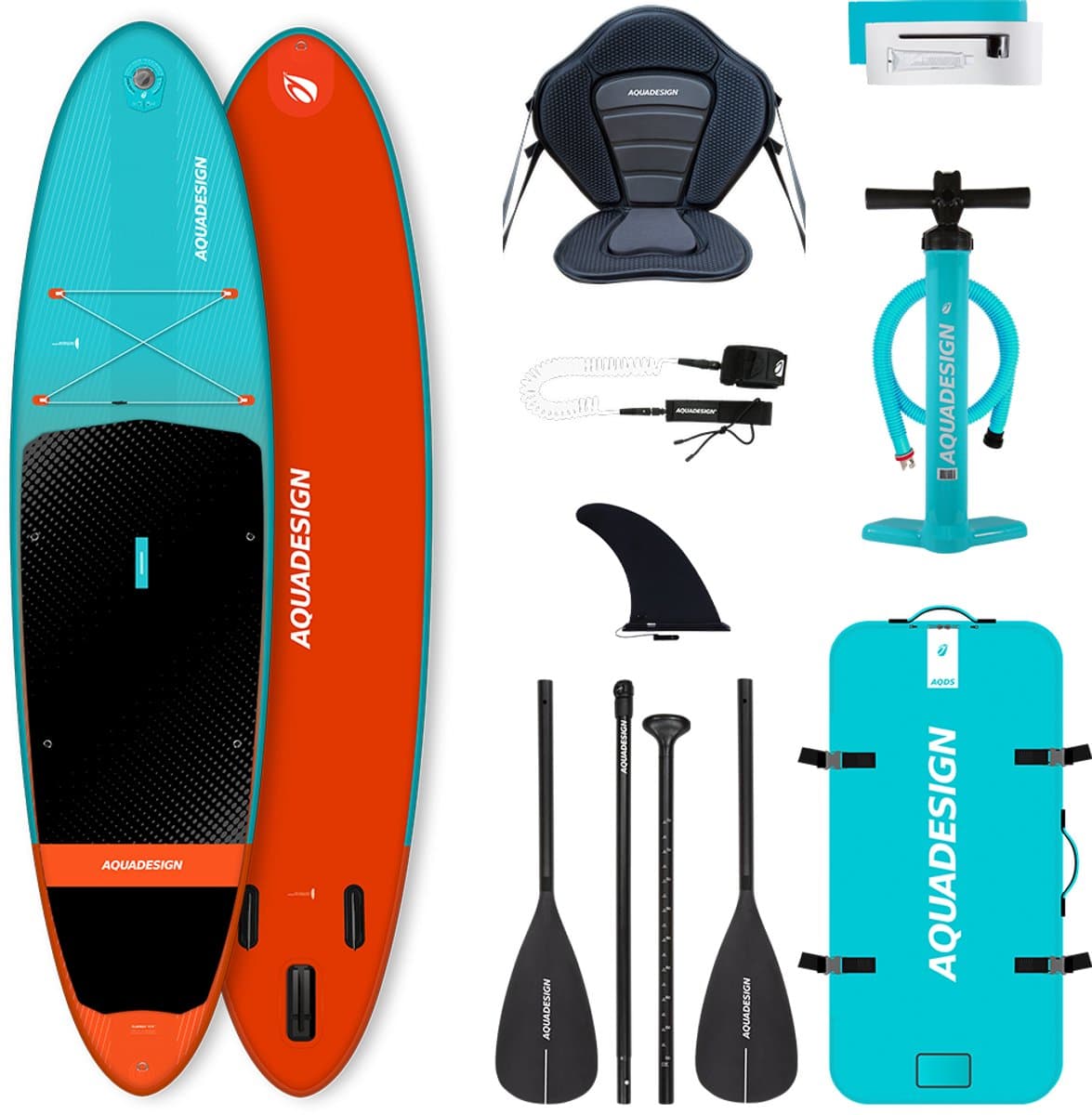 Django SUP kajakpack 10'7 x 32 inch, 10.6', max 140 kg