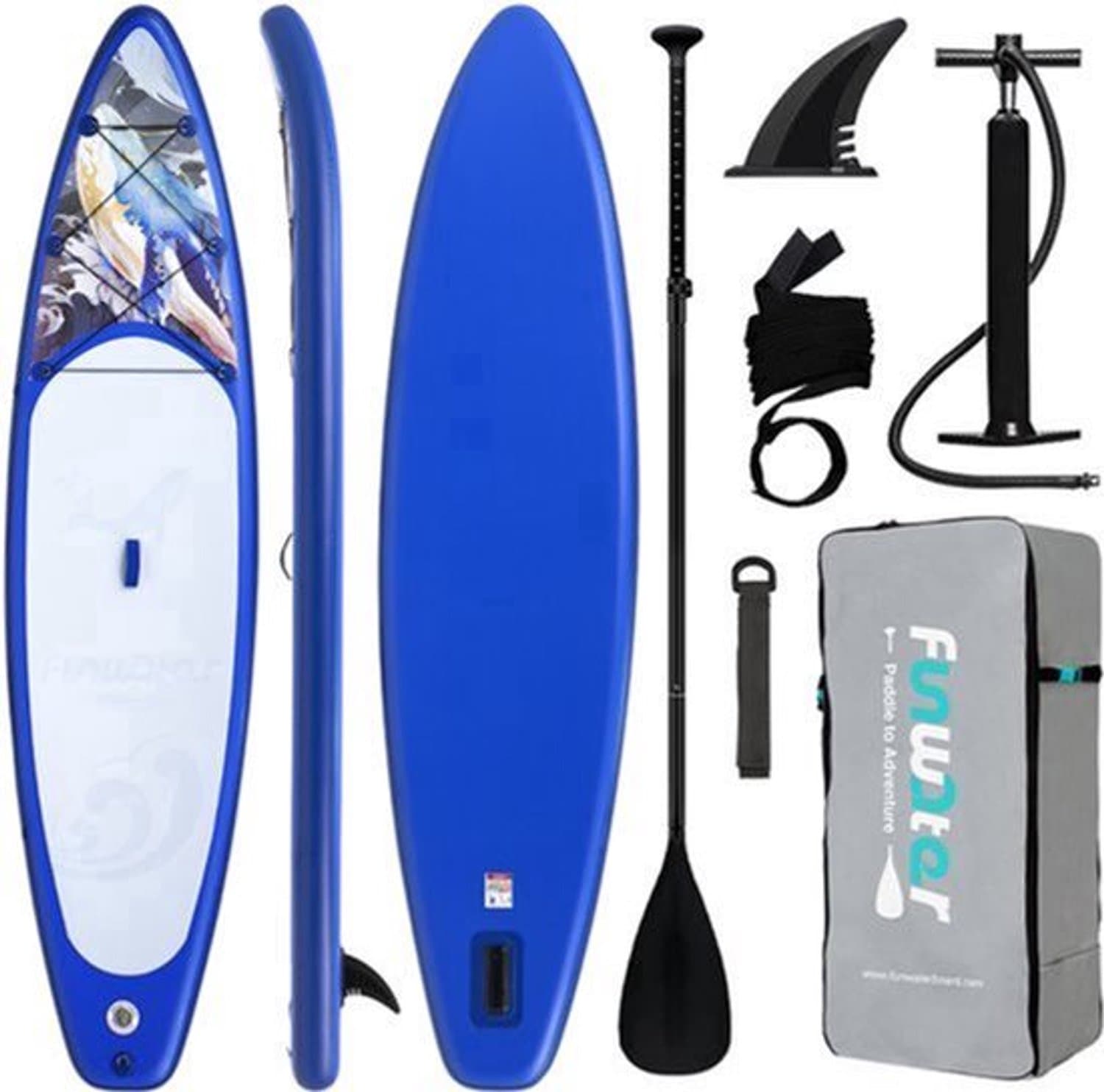 Opblaasbaar SUP PVC Volwassenen, 350×84 cm, max 180 kg