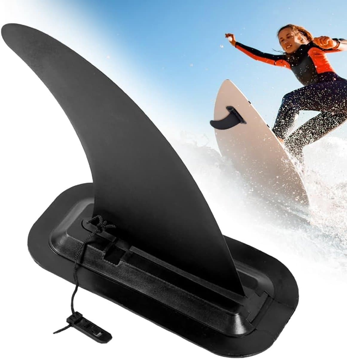 Verwijderbare Universele Surfboard Fin met 2 Accessoires, Geschikt