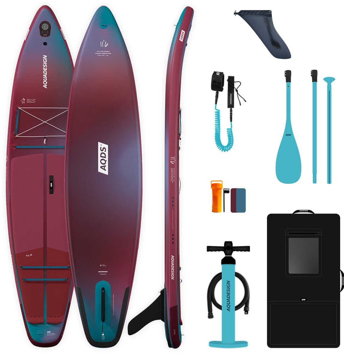 Yla 11’6 Fusion Dropstitch Touring Sup Pakket SUP, max 150 kg