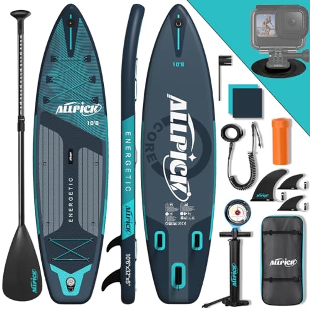 Opblaasbaar SUP boardset voor beginners en gevorderden