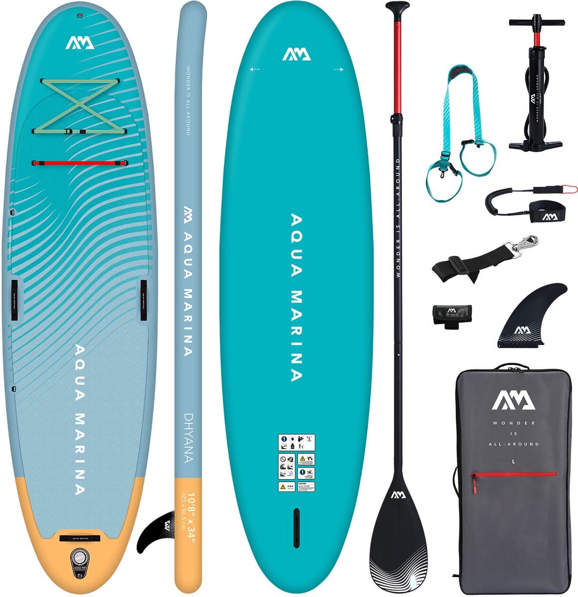 Aqua Marina Dhyana 10'8" SUP, 10.7'