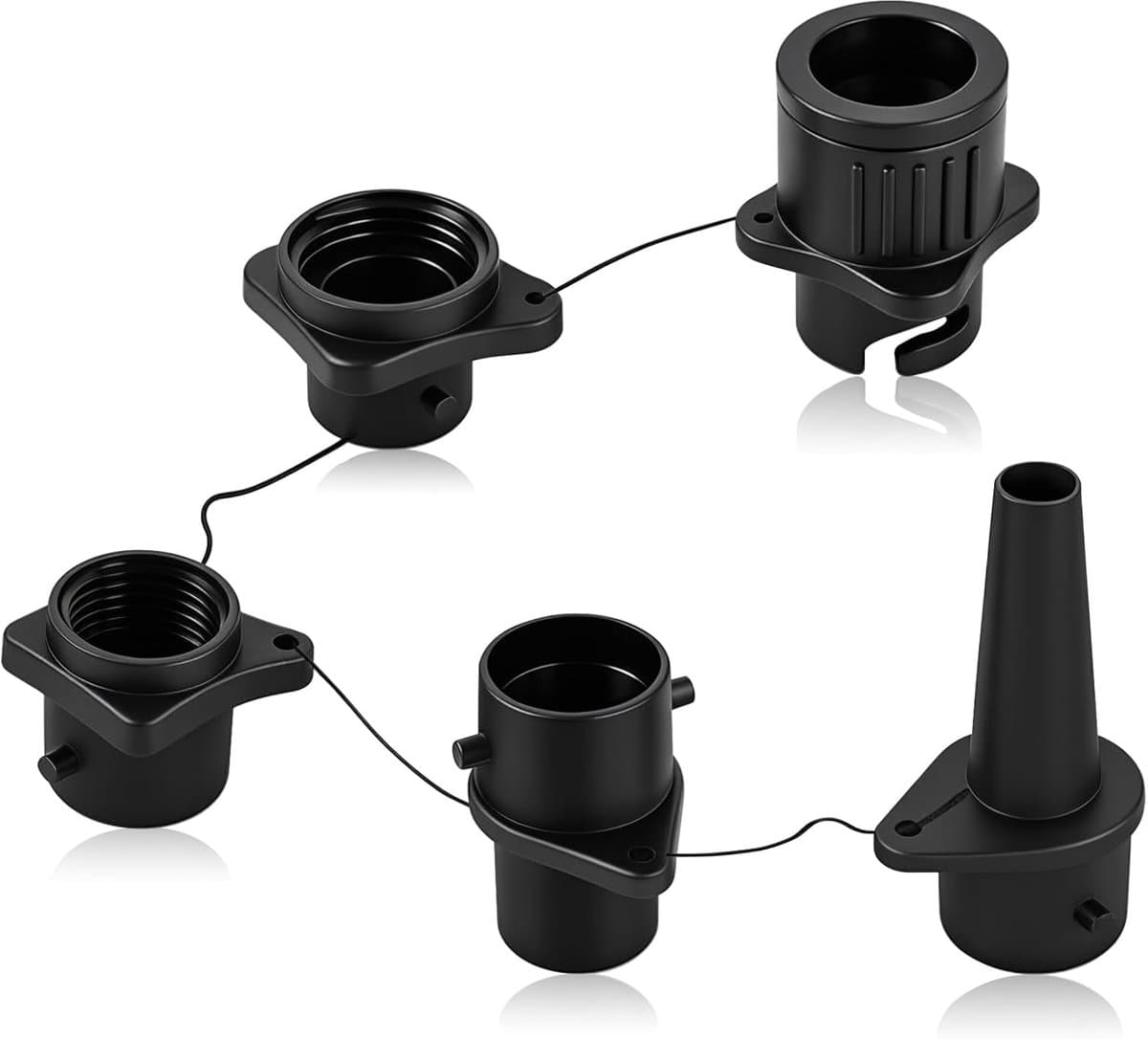 SnelShoppen SUP adapter voor compressor, pompadapter met 4