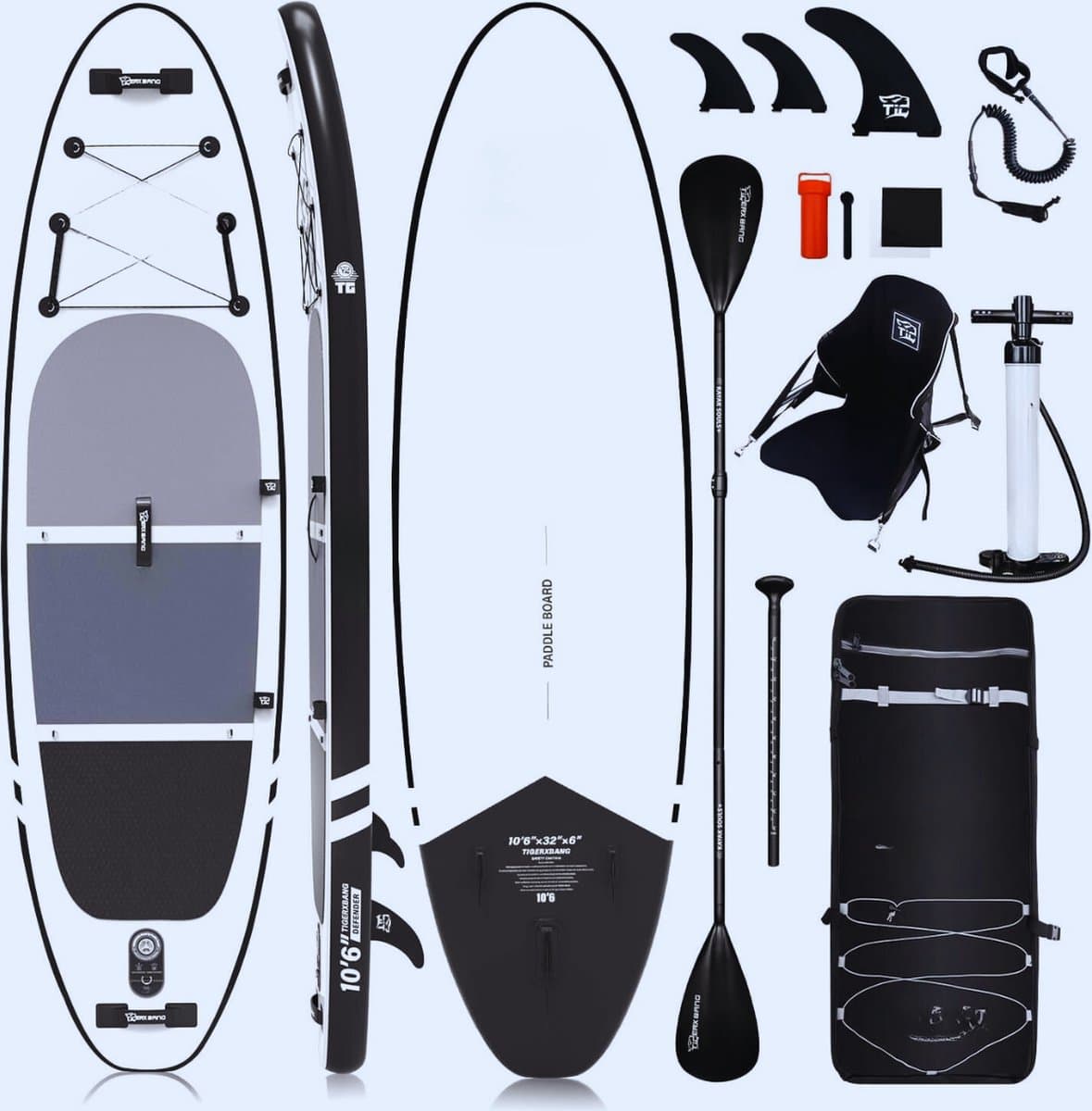 Opblaasbare Stand Up Paddle Boards 10'6" x 32" x, 10.5'