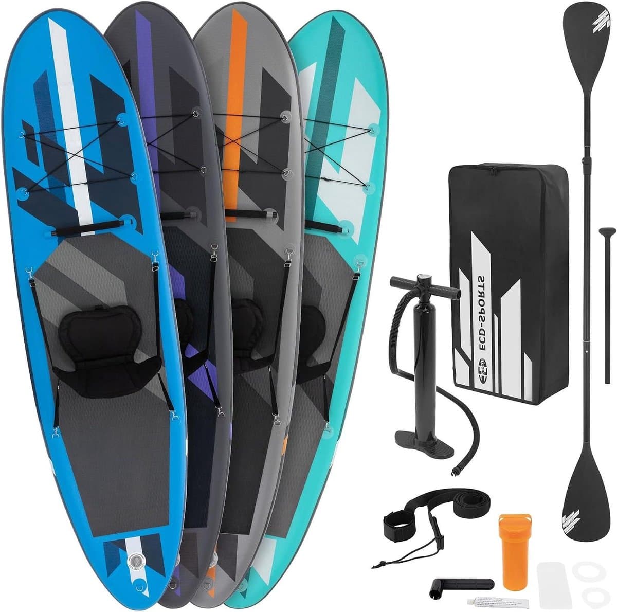 Opblaasbaar Surfplank Kajak Watersport Beleven, 305×78 cm