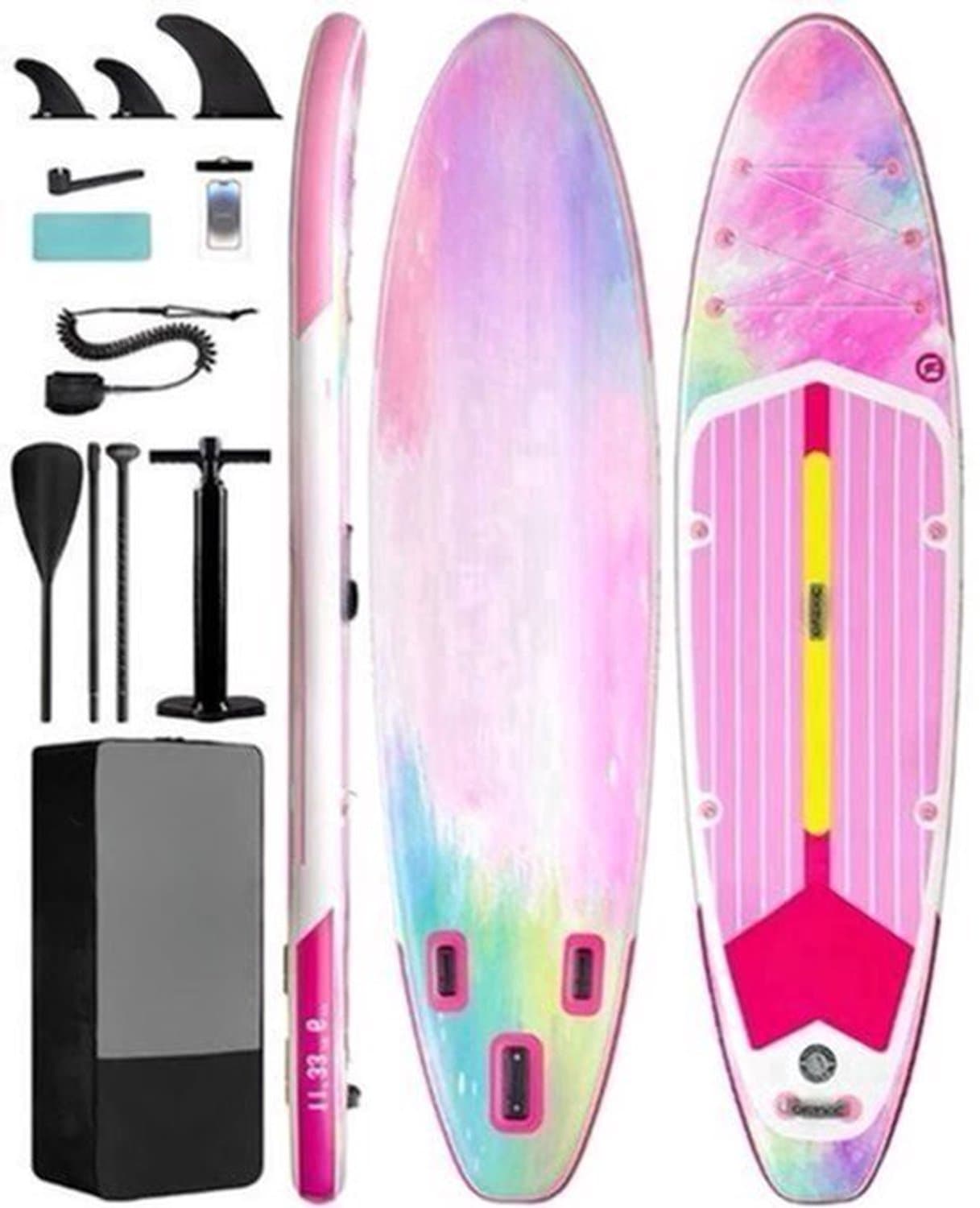 Opblaasbaar Waterdicht Paddlebord Board, max 158 kg