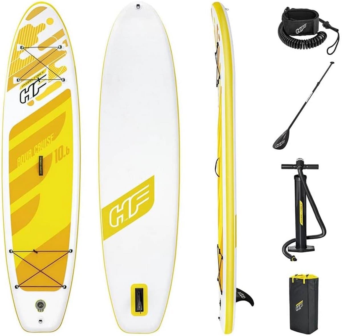 SUP Touring Boardset Aqua Cruise Compleet voor, 320×76 cm