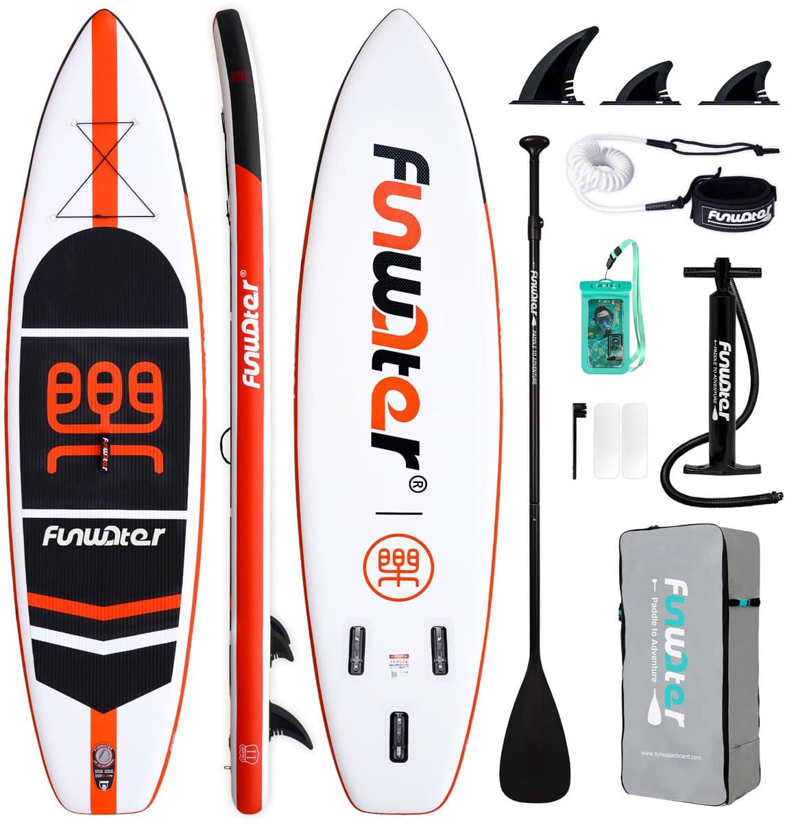 SnelShoppen Stand Up SUP Set Compleet, 320 cm