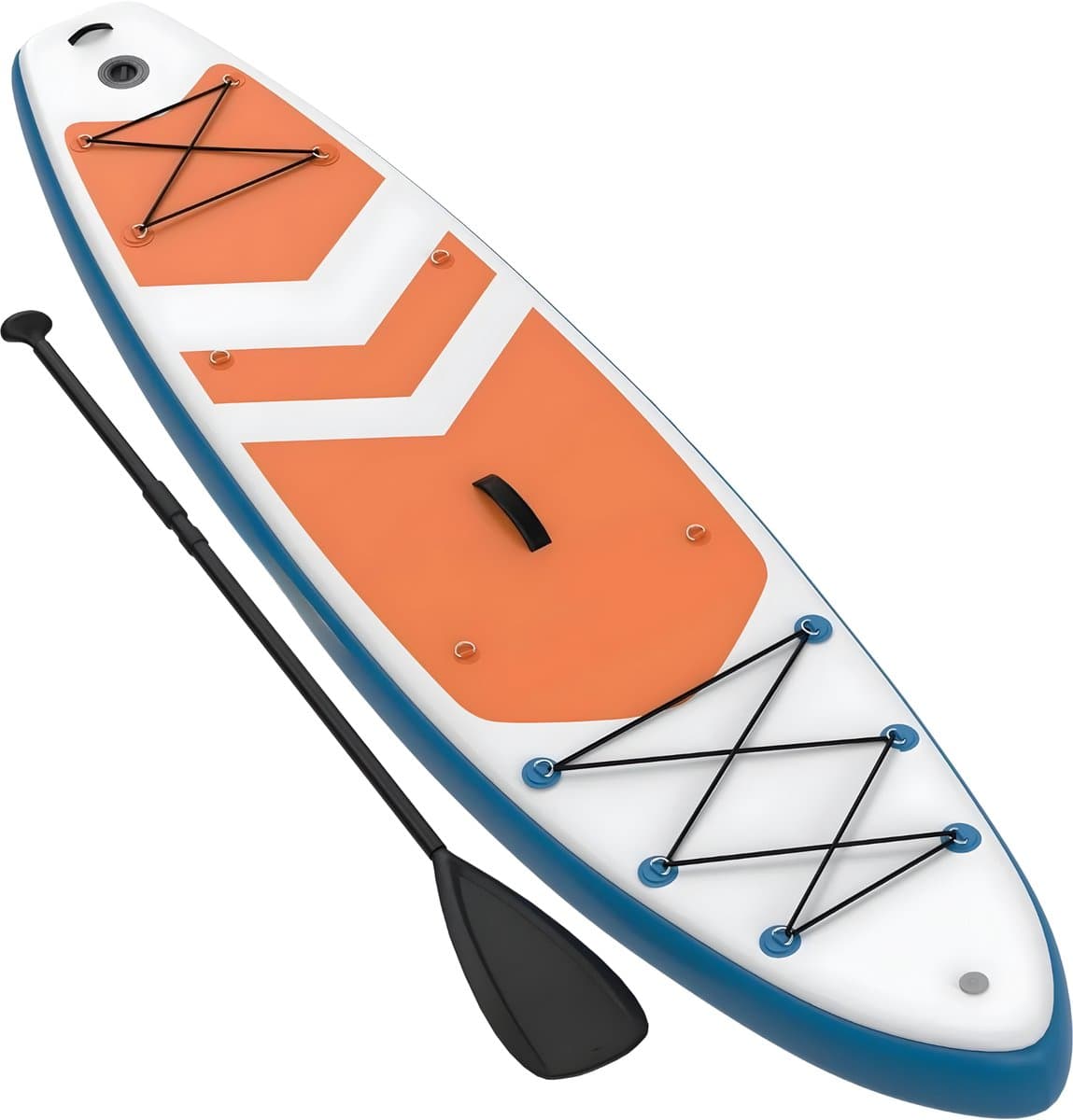 Opblaasbaar SUP Extra breed, inclusief kit voor, 323×81 cm