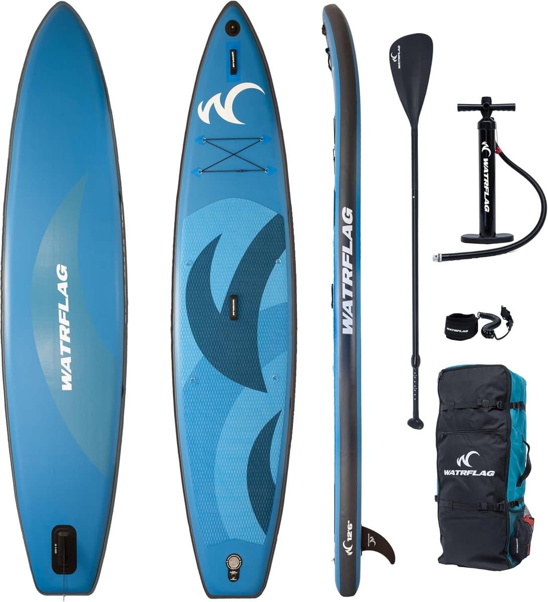 Opblaasbaar SUP 12'6" Touring Set Stabiele, 12.5'