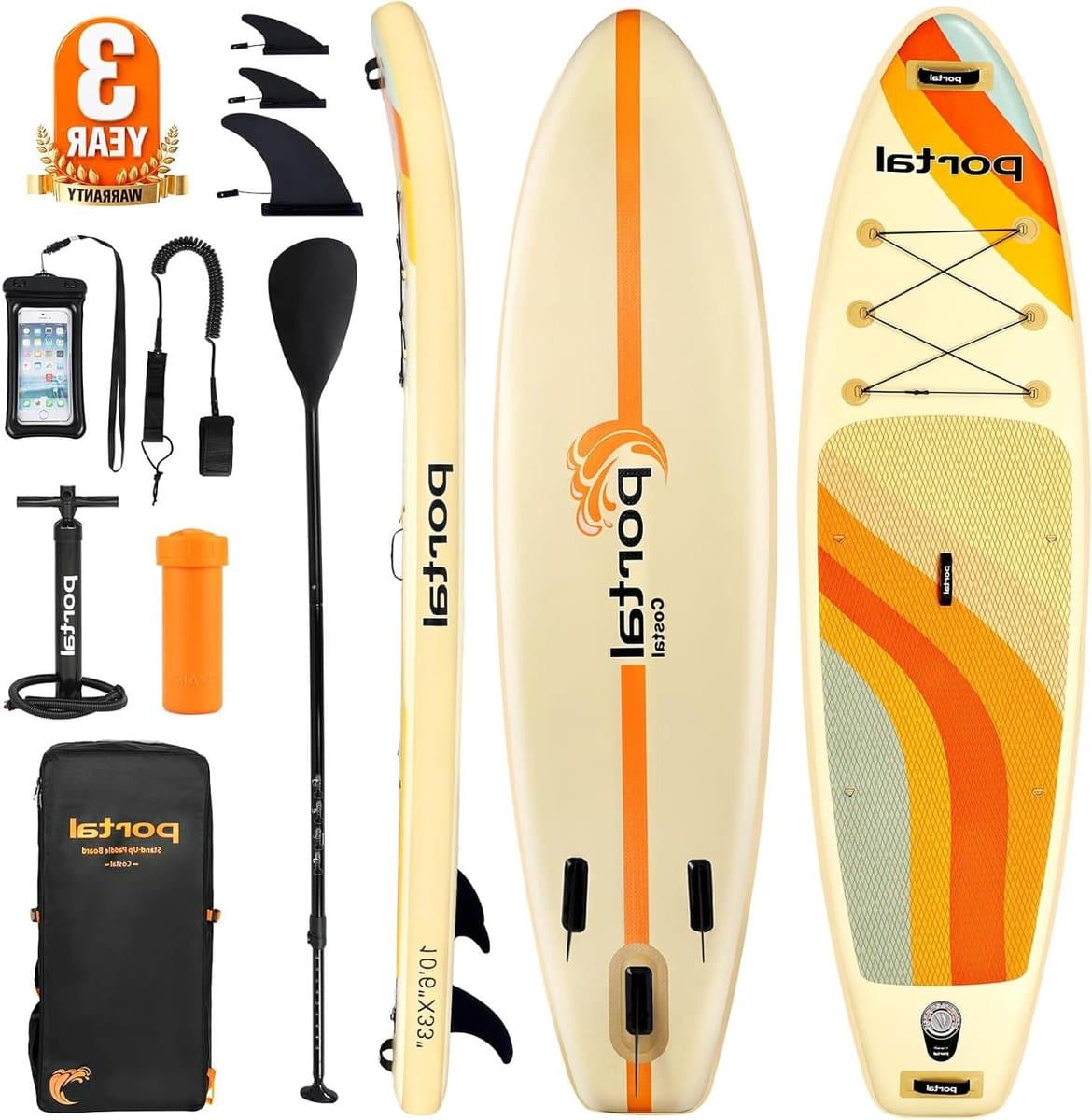 Opblaasbaar Watersport Avontuur Brede Stabiliteit, 320×84 cm