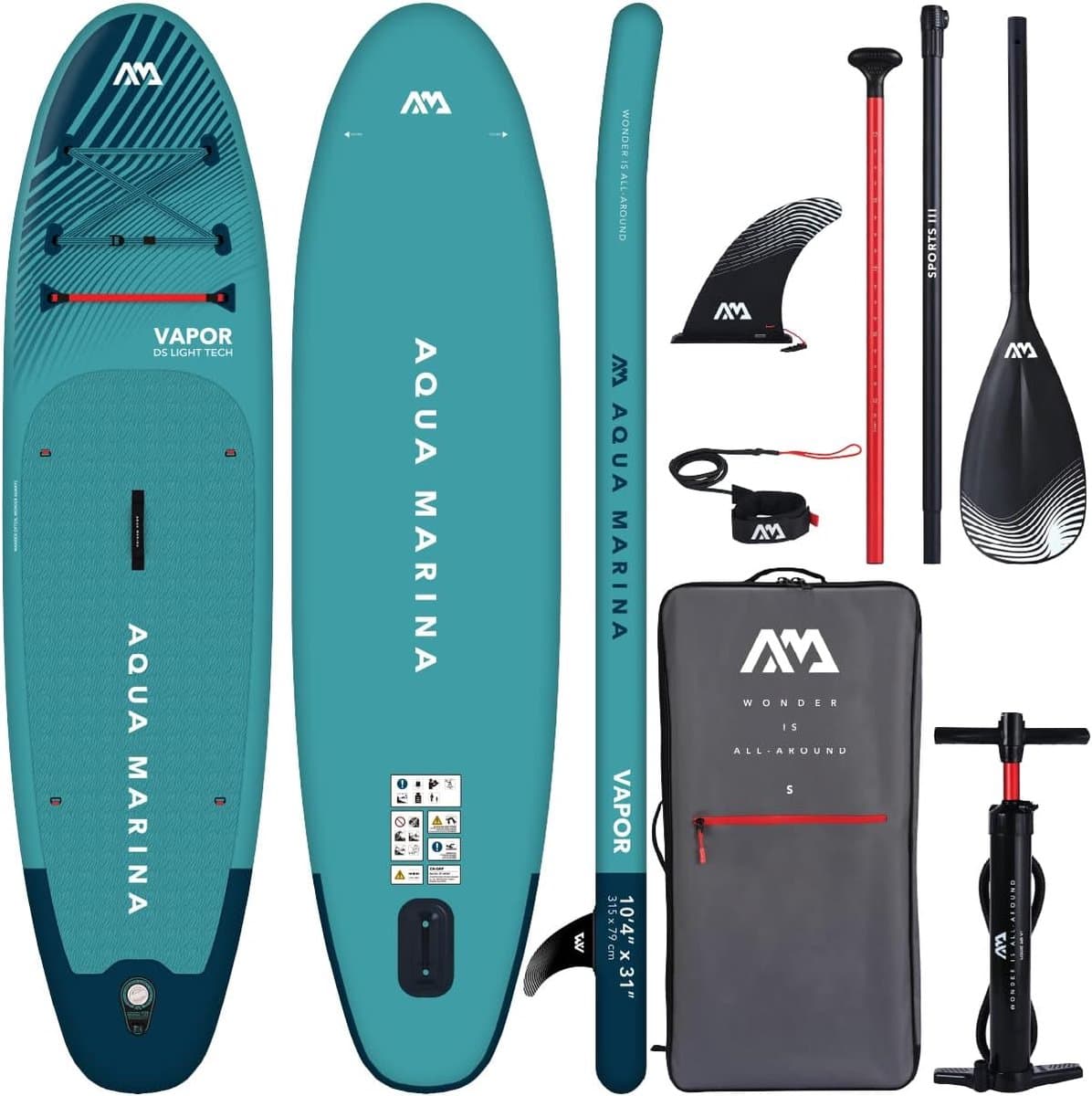 Vapor SUP voor een Comfortabele Ride en Veel Bagageruimte