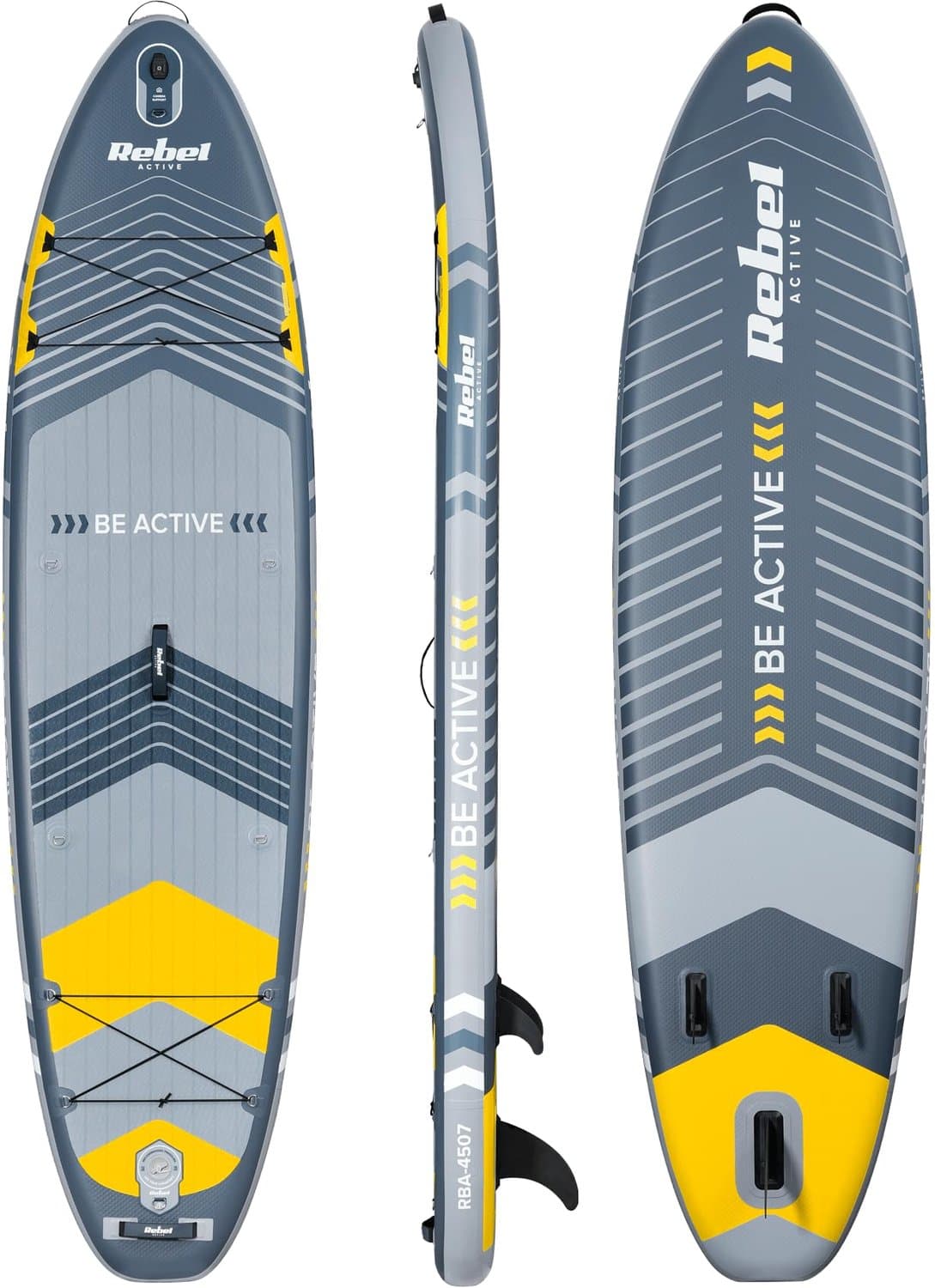 SUP Grijs Touring Dikte, 335 cm