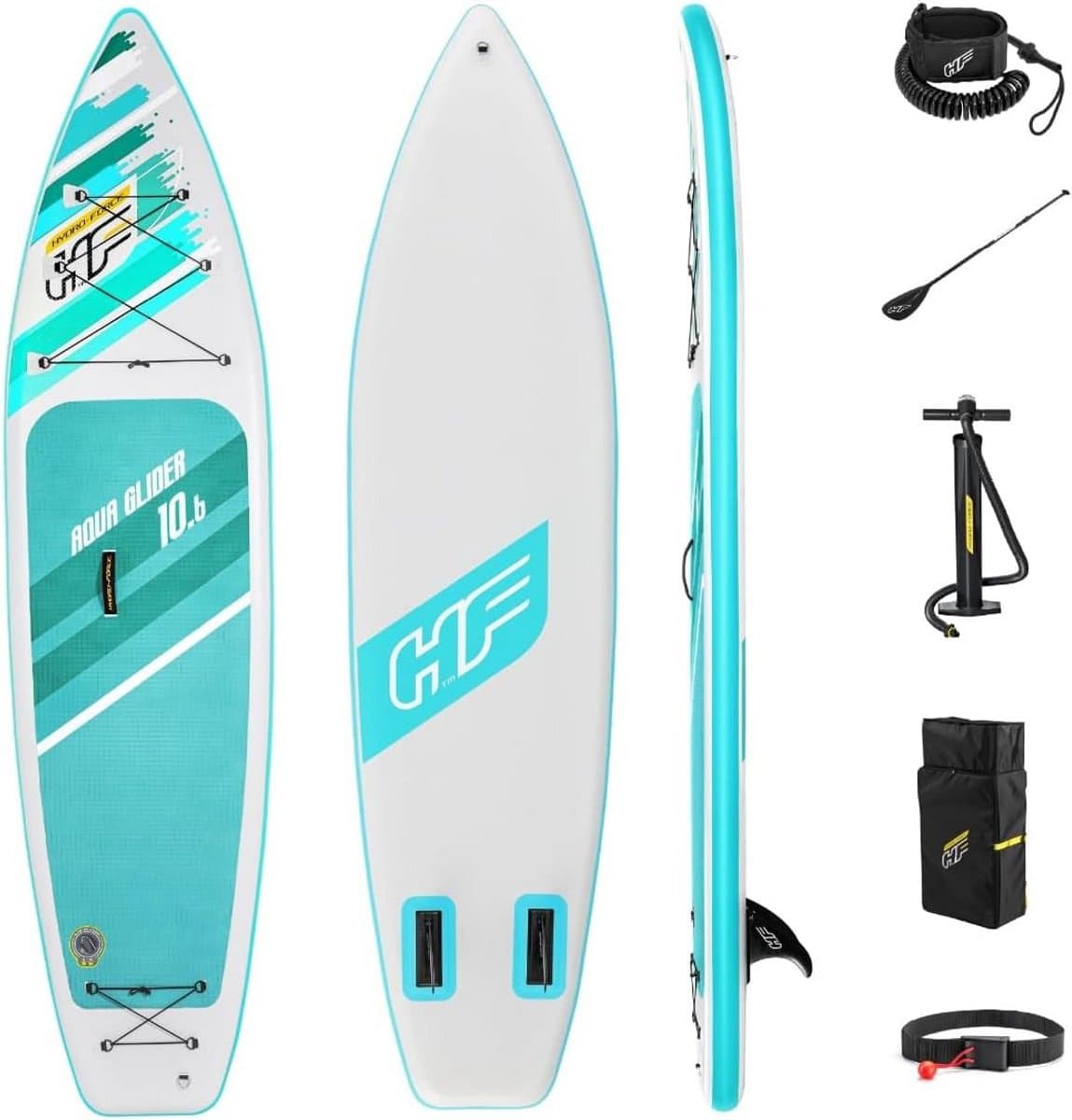 Opblaasbare SUP Set Touring Aqua Glider Inclusief, 322×79 cm