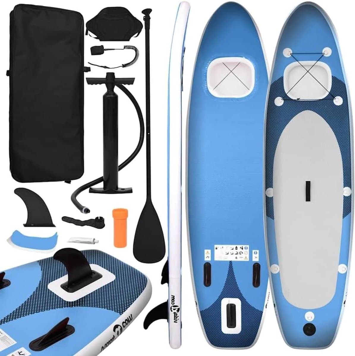 Opblaasbaar SUP board Set, 300×76 cm