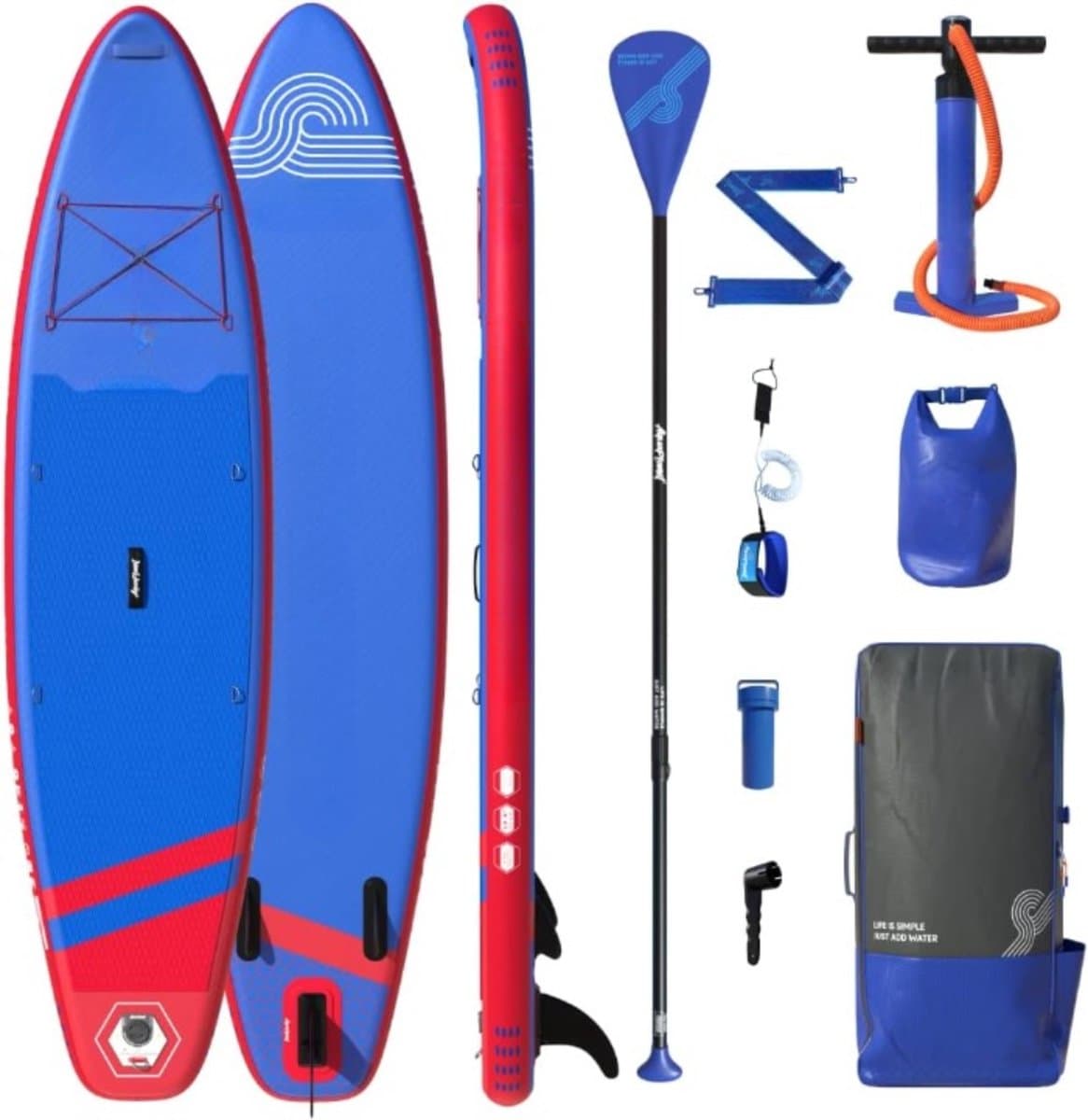 Opblaasbaar Stand Up Paddleboardset Compleet SUP, 325 cm