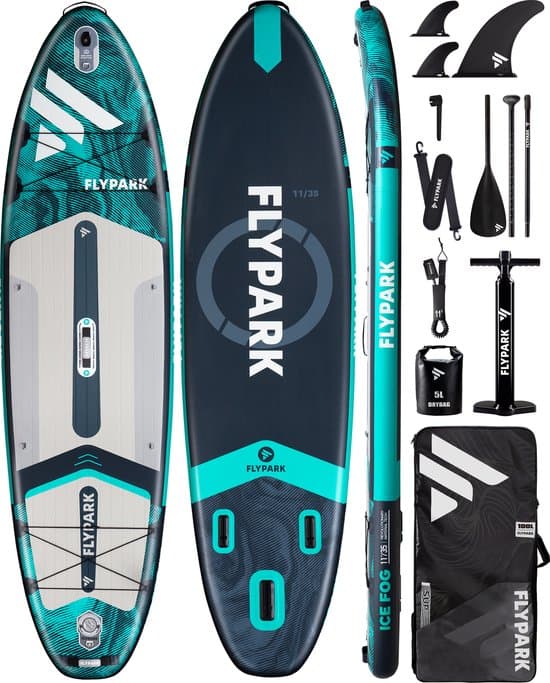 Flypark Ultra Licht & Stabiele Familie SUP, 335 cm, max 168 kg