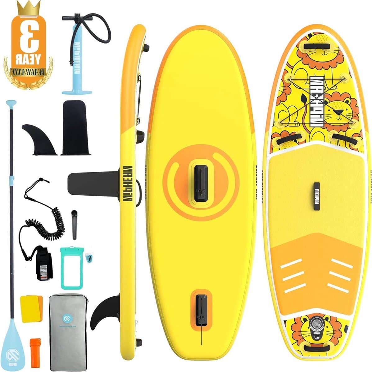 Opblaasbaar SUP Stand Up Paddle Waterpret voor, 305 cm